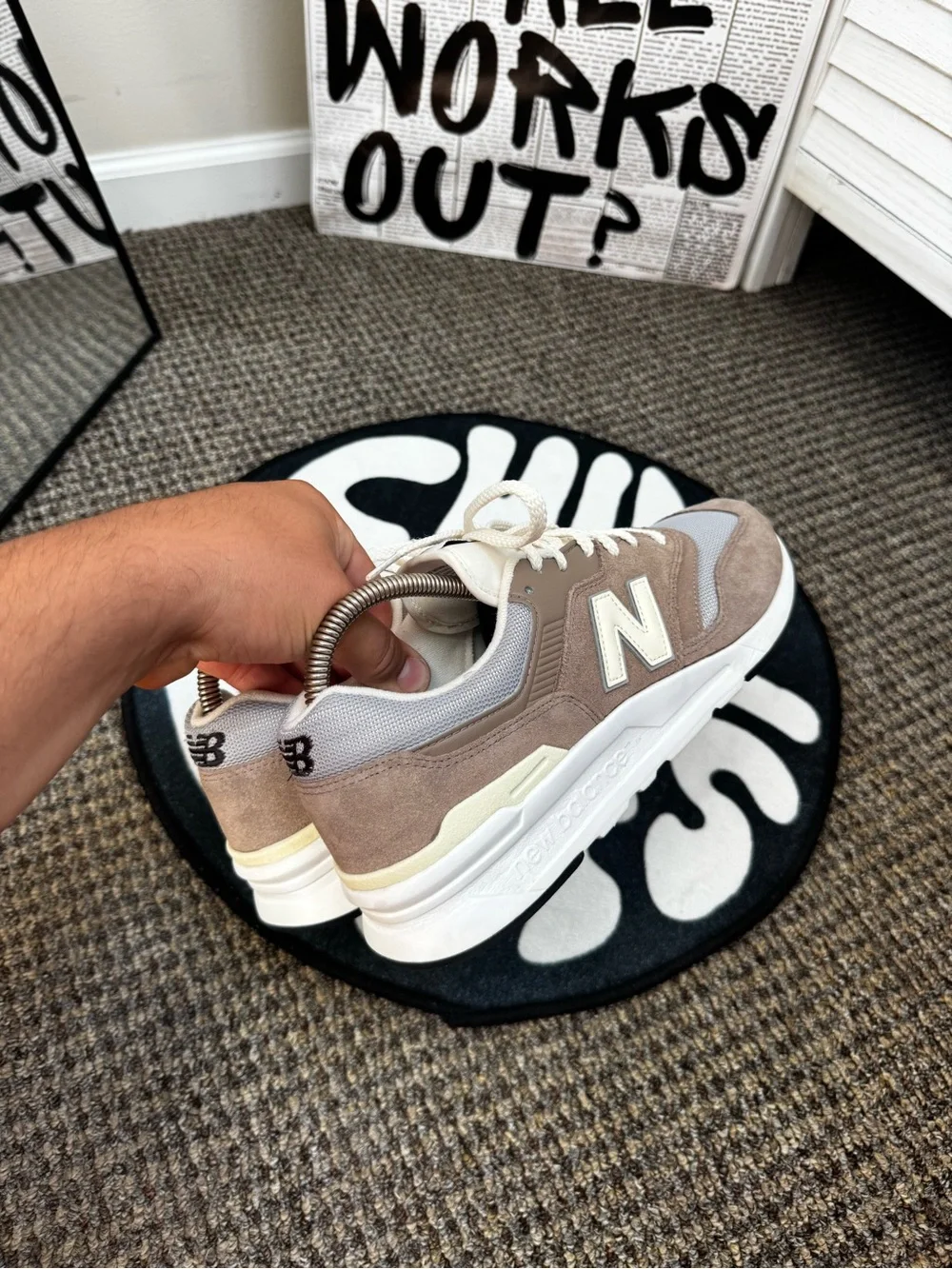 New Balance 997H CM997HVD Brown Grey Men’s US 9 EU 42.5